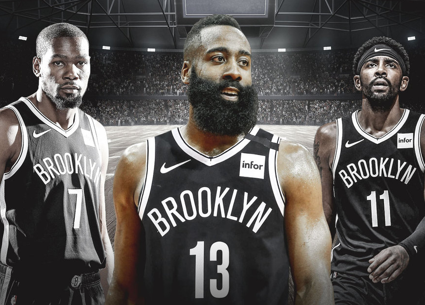 Brooklyn Nets Stars: Kevin Durant, James Harden, Kyrie Irving