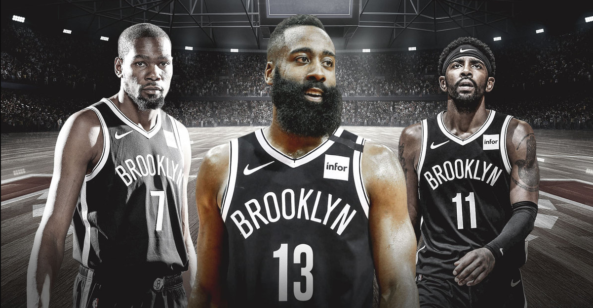 Brooklyn Nets Stars: Kevin Durant, James Harden, Kyrie Irving